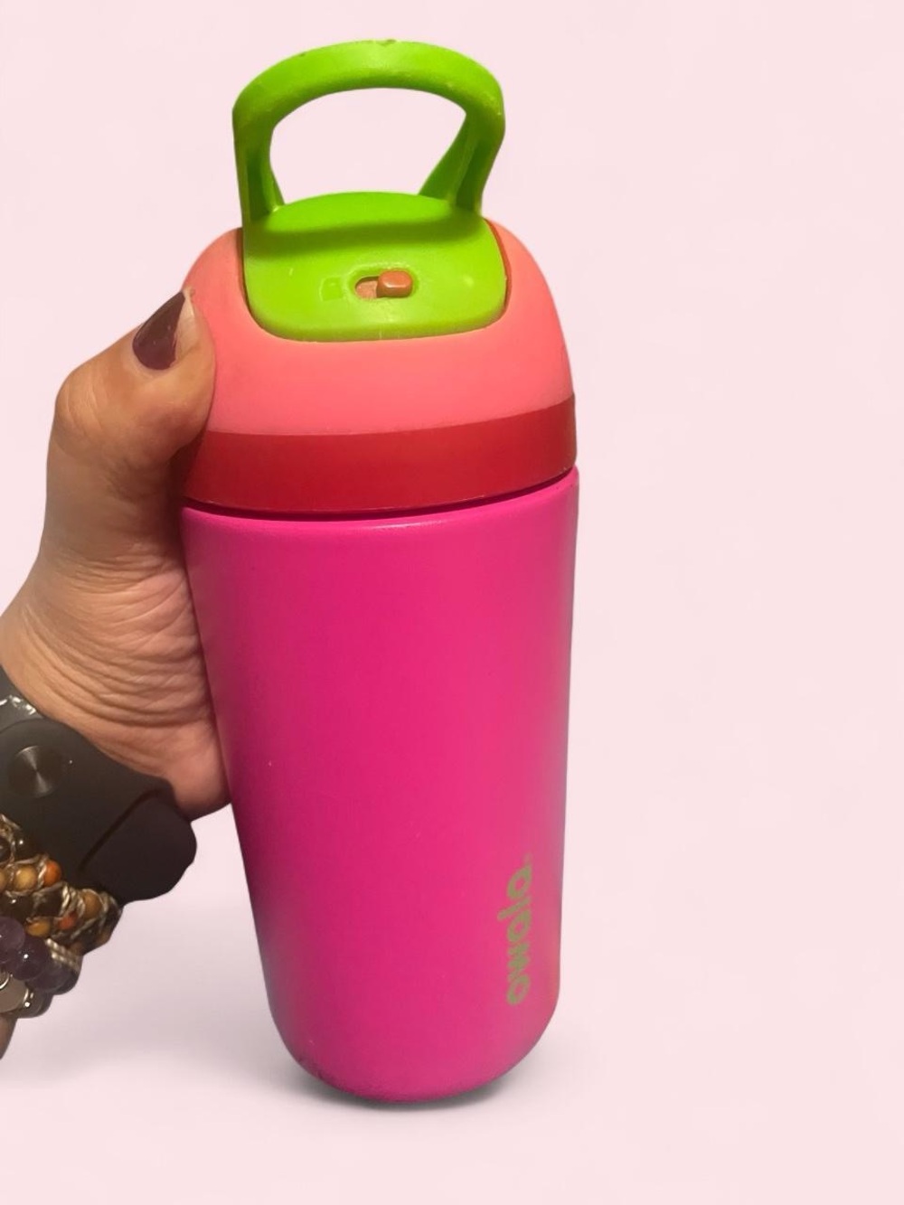 Owala Kids FreeSip Insulated Stainless Steel Water Bottle 14 oz All the Berries